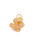 Detail View - Click To Enlarge - GOOSSENS - 24K Gold Quartz Mini Clovers Clip On Earrings