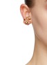 Figure View - Click To Enlarge - GOOSSENS - 24K Gold Quartz Mini Clovers Clip On Earrings