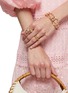 Figure View - Click To Enlarge - GOOSSENS - Mini Clovers 24K Gold Quartz Bracelet