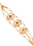 Detail View - Click To Enlarge - GOOSSENS - 24K Gold Quartz Mini Clovers Bracelet