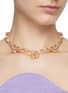 Figure View - Click To Enlarge - GOOSSENS - Mini Clovers 24K Gold Quartz Necklace