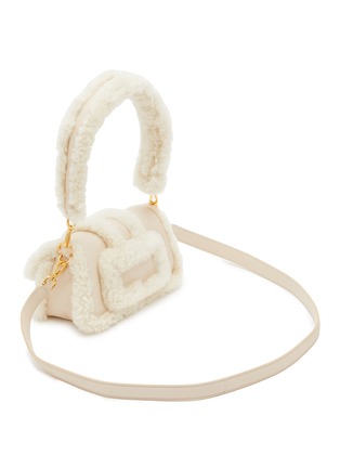 Detail View - Click To Enlarge - JACQUEMUS - Le Petit Bambimou Doux Shearling Leather Shoulder Bag