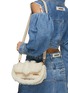 JACQUEMUS - Le Petit Bambimou Doux Shearling Leather Shoulder Bag