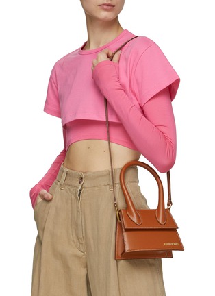 Figure View - Click To Enlarge - JACQUEMUS - Le Chiquito Moyen Leather Shoulder Bag