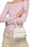 Front View - Click To Enlarge - JACQUEMUS - Medium Le Chiquito Leather Shoulder Bag