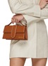 Figure View - Click To Enlarge - JACQUEMUS - Large Le Bambino Leather Shoulder Bag