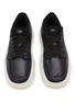 Detail View - Click To Enlarge - MM6 MAISON MARGIELA - Shearling Lined Low Top Sneakers
