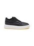 Main View - Click To Enlarge - MM6 MAISON MARGIELA - Shearling Lined Low Top Sneakers