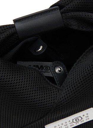 Detail View - Click To Enlarge - MM6 MAISON MARGIELA - Japanese Fondo Mesh Crossbody Bag