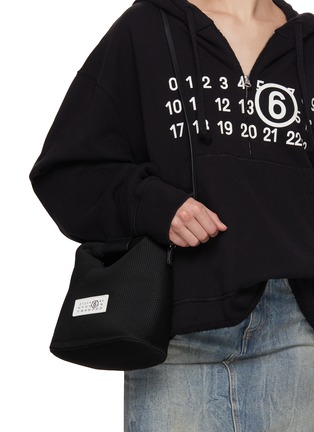 Figure View - Click To Enlarge - MM6 MAISON MARGIELA - Japanese Fondo Mesh Crossbody Bag
