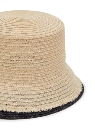 Detail View - Click To Enlarge - EUGENIA KIM - Jonah Straw Bucket Hat