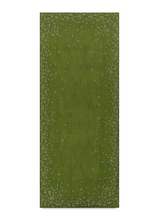 Main View - Click To Enlarge - SUMMERILL & BISHOP - Falling Flower Tablecloth — Avocado Green
