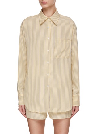 Main View - Click To Enlarge - THE FRANKIE SHOP - Lui Striped Oxford Shirt