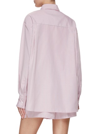 Back View - Click To Enlarge - THE FRANKIE SHOP - Lui Striped Oxford Shirt
