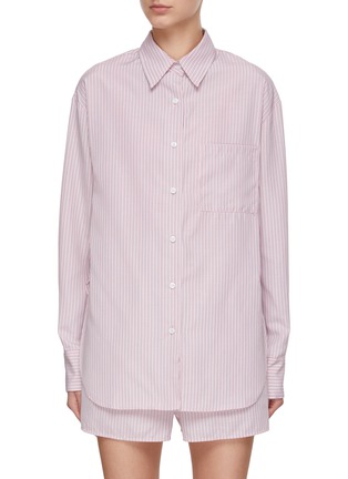 Main View - Click To Enlarge - THE FRANKIE SHOP - Lui Striped Oxford Shirt