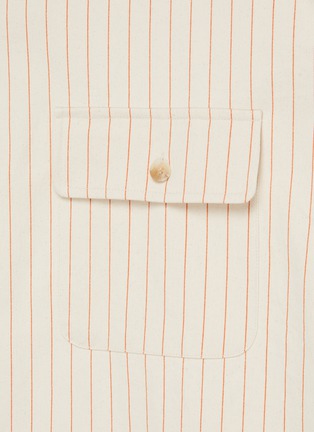  - THE FRANKIE SHOP - Dallas Striped Denim Overshirt