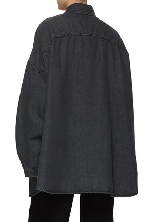 Back View - Click To Enlarge - THE FRANKIE SHOP - Vivienne Oversized Workwear Jacket