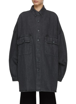 Main View - Click To Enlarge - THE FRANKIE SHOP - Vivienne Oversized Workwear Jacket
