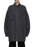 Main View - Click To Enlarge - THE FRANKIE SHOP - Vivienne Oversized Workwear Jacket