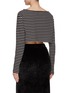 Back View - Click To Enlarge - THE FRANKIE SHOP - Tilla Striped Cropped Top