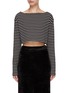 Main View - Click To Enlarge - THE FRANKIE SHOP - Tilla Striped Cropped Top