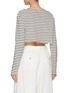 Back View - Click To Enlarge - THE FRANKIE SHOP - Tilla Striped Cropped Top
