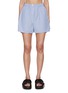 Main View - Click To Enlarge - THE FRANKIE SHOP - Lui Striped Oxford Boxer Shorts