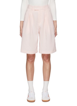Main View - Click To Enlarge - THE FRANKIE SHOP - Vivian Striped Bermuda Shorts