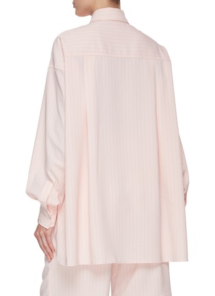 Back View - Click To Enlarge - THE FRANKIE SHOP - Georgia Striped Oxford Shirt