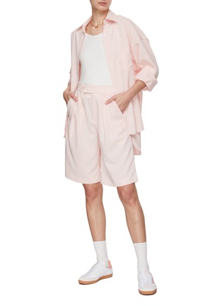 Figure View - Click To Enlarge - THE FRANKIE SHOP - Georgia Striped Oxford Shirt