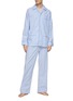 Figure View - Click To Enlarge - DEREK ROSE - Striped Cotton Pyjama Set