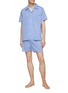Figure View - Click To Enlarge - DEREK ROSE - Cotton Relaxed Pyjama Set