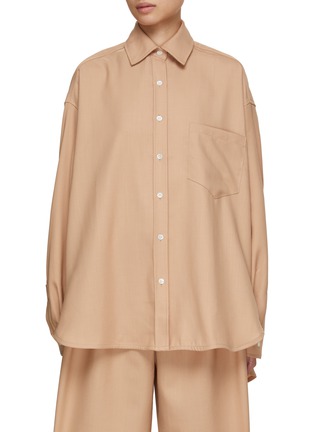 Main View - Click To Enlarge - THE FRANKIE SHOP - Georgia Twill Shirt