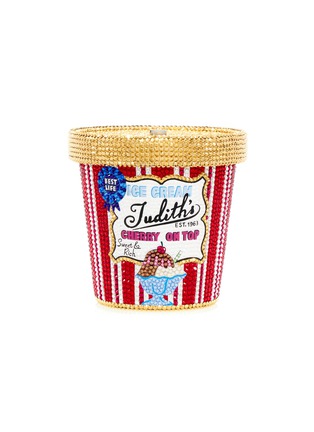 Main View - Click To Enlarge - JUDITH LEIBER - Judith's Ice Cream Pint Stone Embellished Clutch