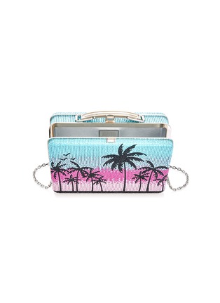 Detail View - Click To Enlarge - JUDITH LEIBER - Lunch Box Beach Sunset Stone Embellished Clutch