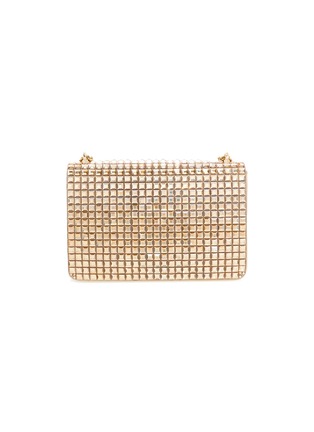 Main View - Click To Enlarge - JUDITH LEIBER - Hotfix Embellished Leather Shoulder Bag