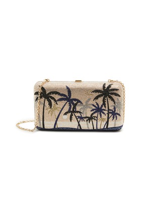 Main View - Click To Enlarge - JUDITH LEIBER - Aracales Palm Trees Clutch With Chain