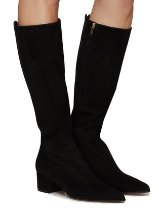 Figure View - Click To Enlarge - GIANVITO ROSSI - 45 Tall Suede Boots