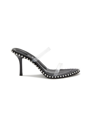 Main View - Click To Enlarge - ALEXANDERWANG - Nova 85 Metal Beads Heeled Sandals