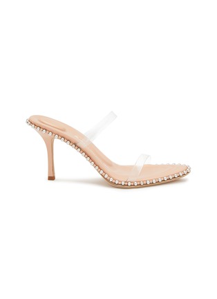 Main View - Click To Enlarge - ALEXANDER WANG - Nova 85 Metal Beads Heeled Sandals