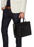 Front View - Click To Enlarge - VALENTINO GARAVANI - Leather Briefcase