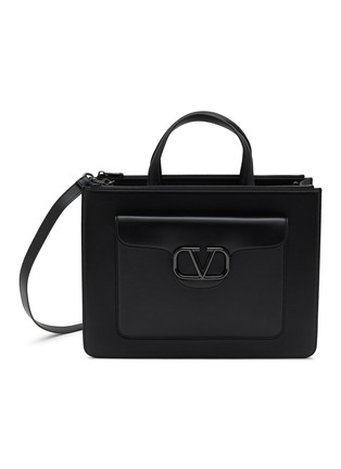 Main View - Click To Enlarge - VALENTINO GARAVANI - Leather Briefcase