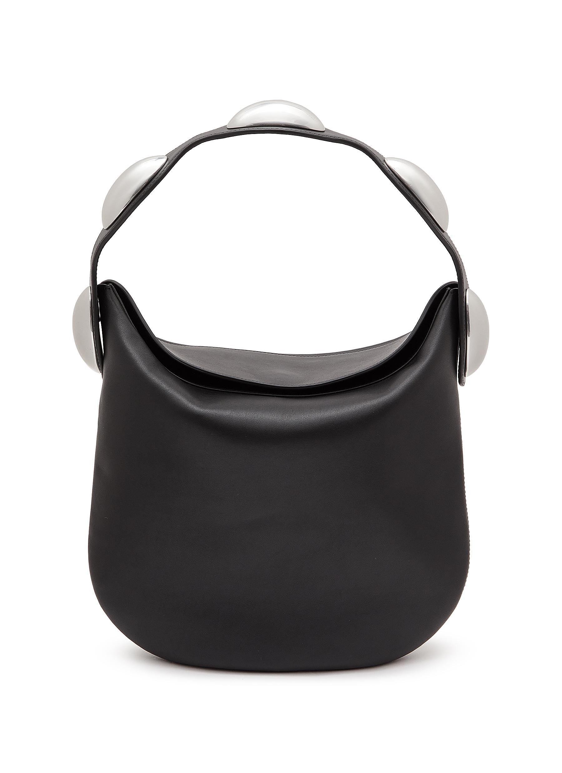 Small Dome Leather Shoulder Bag
