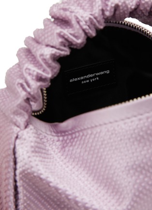 Detail View - Click To Enlarge - ALEXANDERWANG - Mini Scrunchie Crystal Embellished Bag