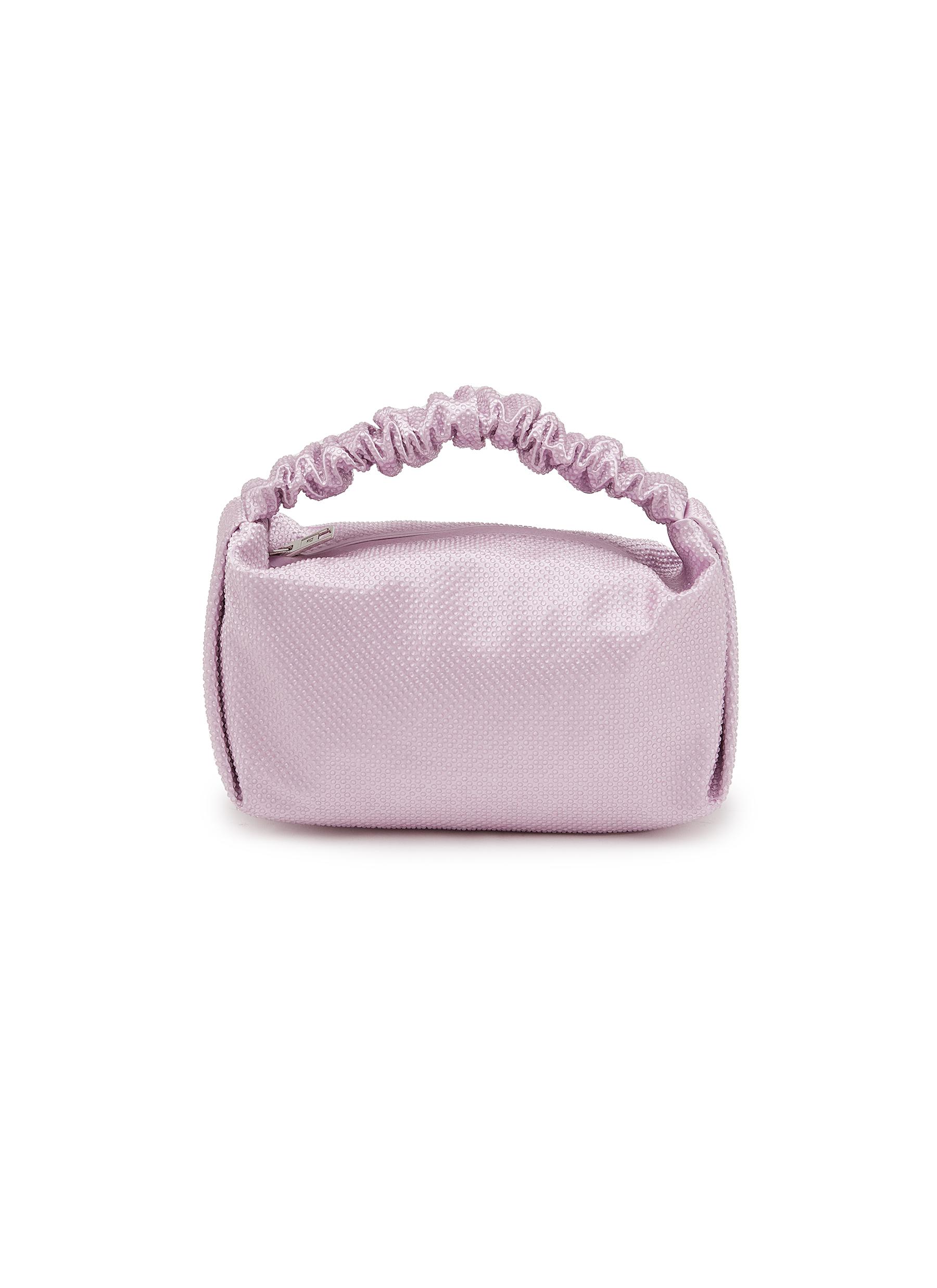 Mini Scrunchie Crystal Embellished Bag