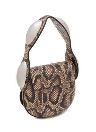 Detail View - Click To Enlarge - ALEXANDER WANG - Mini Dome Snakeskin Leather Bag