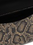 Detail View - Click To Enlarge - ALEXANDER WANG - Crest 'A' Chain Snakeskin Leather Bag