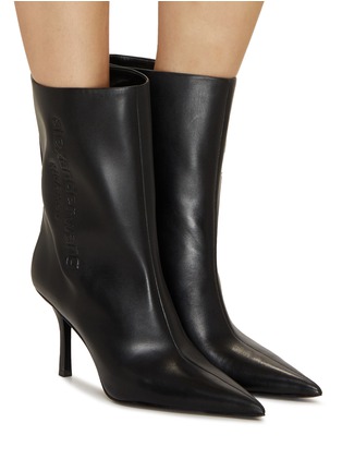 Alexander wang hot sale leather boots
