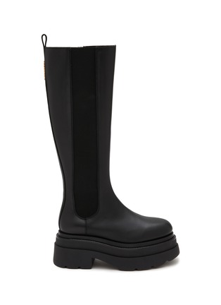 Main View - Click To Enlarge - ALEXANDER WANG - Carter 75 Tall Leather Chelsea Boots
