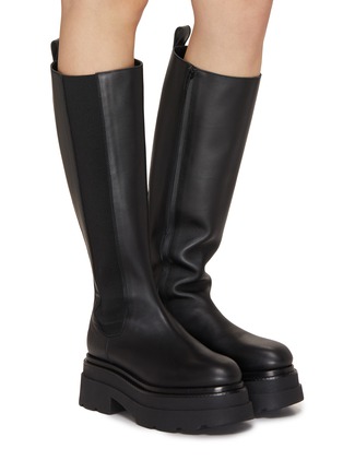 Figure View - Click To Enlarge - ALEXANDER WANG - Carter 75 Tall Leather Chelsea Boots
